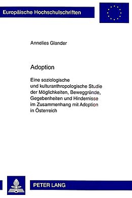 Kartonierter Einband Adoption von Annelies Glander