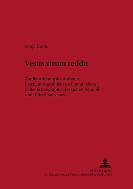 Kartonierter Einband Vestis virum reddit von Sonja Hutter