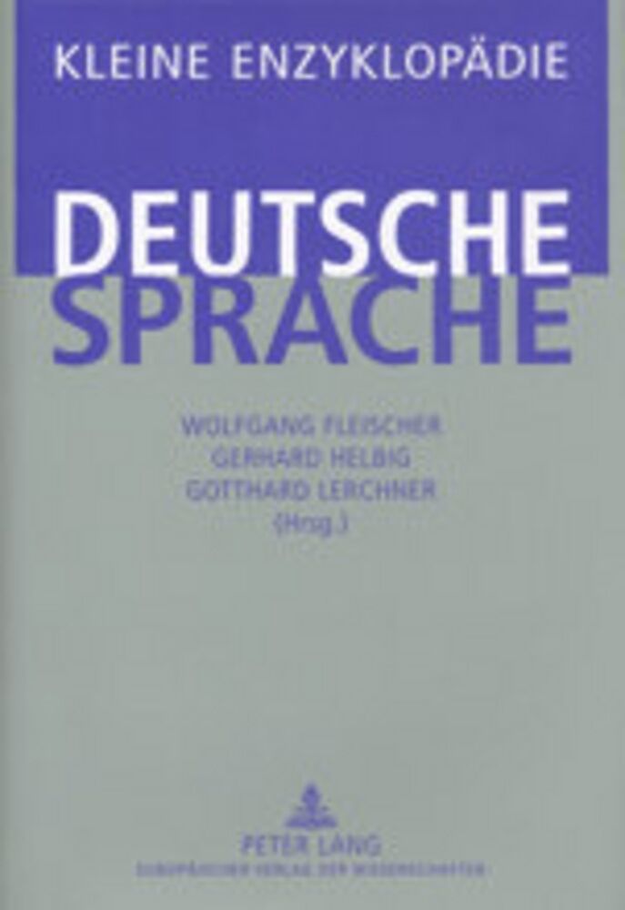 Kleine Enzyklopädie  Deutsche Sprache