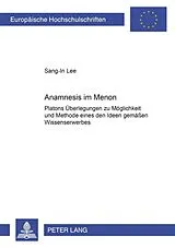 Kartonierter Einband Anamnesis im «Menon» von Sang-In Lee