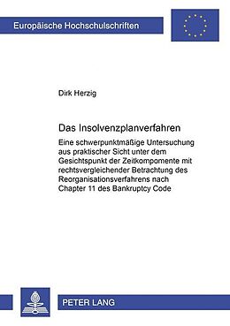 Kartonierter Einband Das Insolvenzplanverfahren von Dirk Herzig