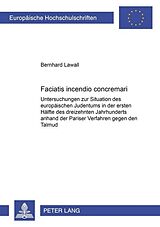 Kartonierter Einband «Faciatis incendio concremari» von Berhard Lawall