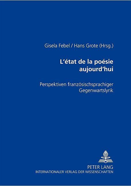 Létat de la poésie aujourdhui