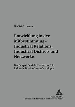 Kartonierter Einband Entwicklung in der Mitbestimmung  Industrial Relations, Industrial Districts und Netzwerke von Olaf Winkelmann