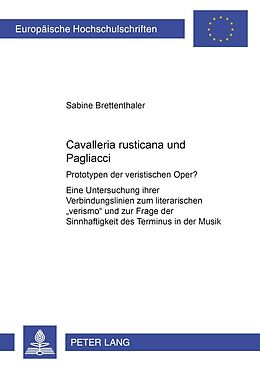 Kartonierter Einband «Cavalleria rusticana» und «Pagliacci» von Sabine Brettenthaler
