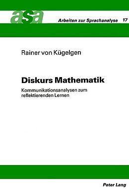 Kartonierter Einband Diskurs Mathematik von Rainer von Kügelgen