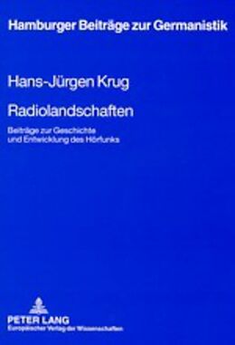 Kartonierter Einband Radiolandschaften von Hans-Jürgen Krug