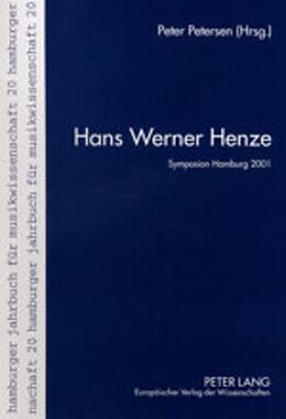 Kartonierter Einband (Kt) Hans Werner Henze von 
