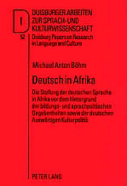 Kartonierter Einband Deutsch in Afrika von Michael Anton Böhm