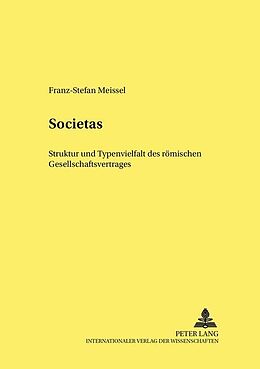 Fester Einband Societas von Franz-Stefan Meissel
