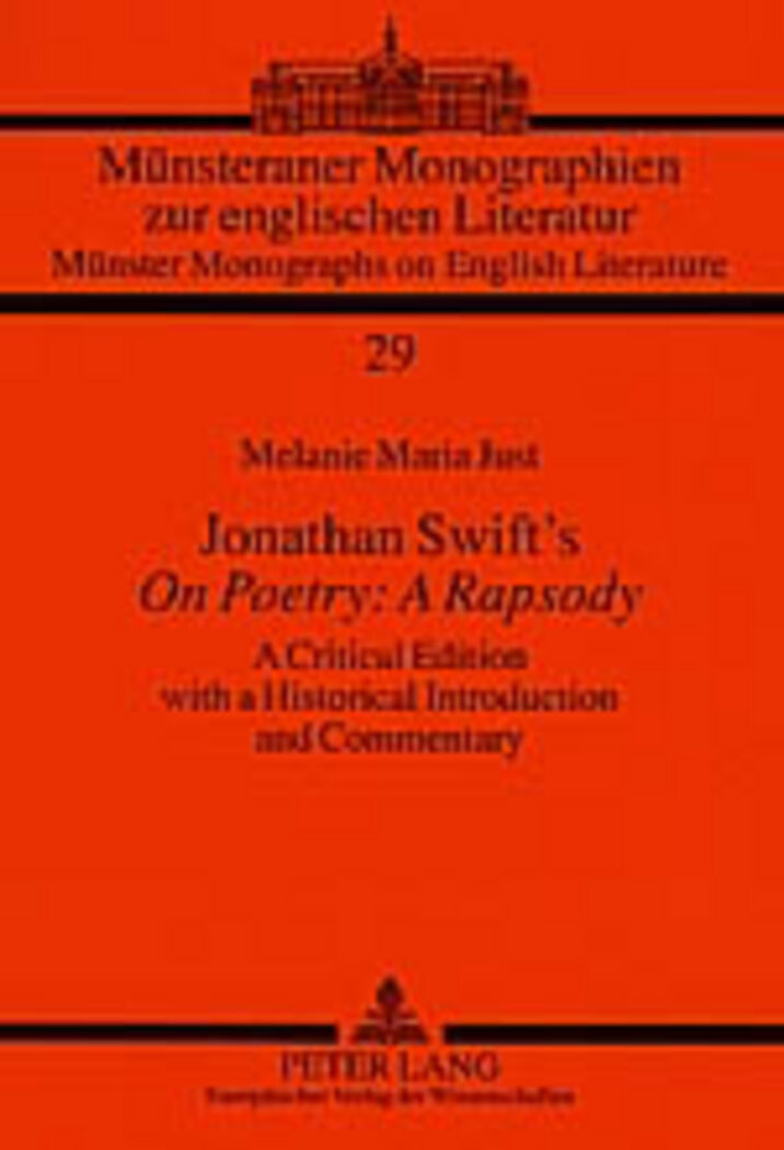 Jonathan Swift s «On Poetry: A Rapsody»