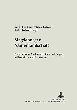 Kartonierter Einband Magdeburger Namenlandschaft von 