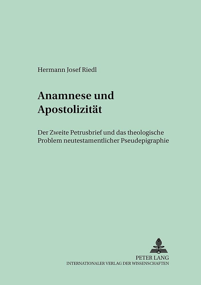 Anamnese und Apostolizität