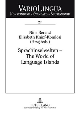 Kartonierter Einband Sprachinselwelten  The World of Language Islands von 