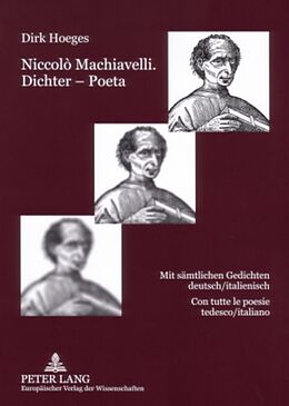 Kartonierter Einband Niccolò Machiavelli. Dichter  Poeta von Dirk Hoeges