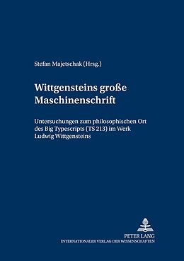 Kartonierter Einband Wittgensteins große Maschinenschrift von 