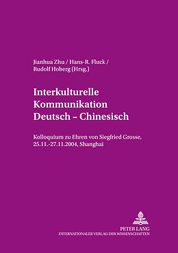 Kartonierter Einband Interkulturelle Kommunikation Deutsch  Chinesisch von 