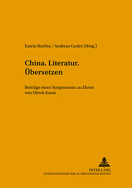 Kartonierter Einband China.Literatur.Übersetzen. von 