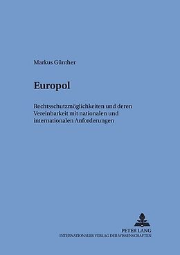 Kartonierter Einband Europol von Markus Günther