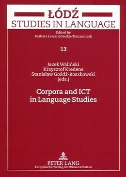 Couverture cartonnée Corpora and ICT in Language Studies de 