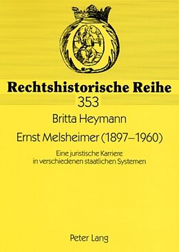Kartonierter Einband Ernst Melsheimer (1897-1960) von Britta Heymann