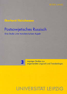 Kartonierter Einband Postsowjetisches Russisch von Eberhard Fleischmann