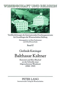 Kartonierter Einband Balthasar Kaltner von Gerlinde Katzinger