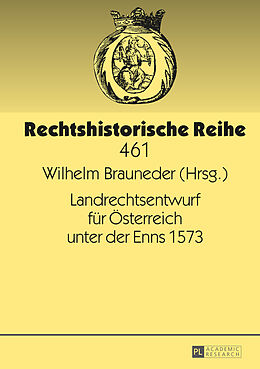 Fester Einband Landrechtsentwurf für Österreich unter der Enns 1573 von 