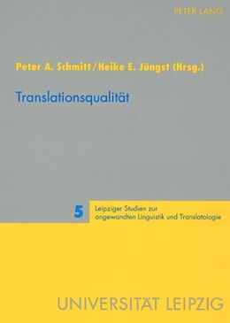 Kartonierter Einband Translationsqualität von 