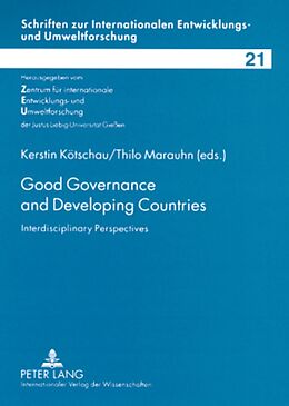 Kartonierter Einband Good Governance and Developing Countries von 