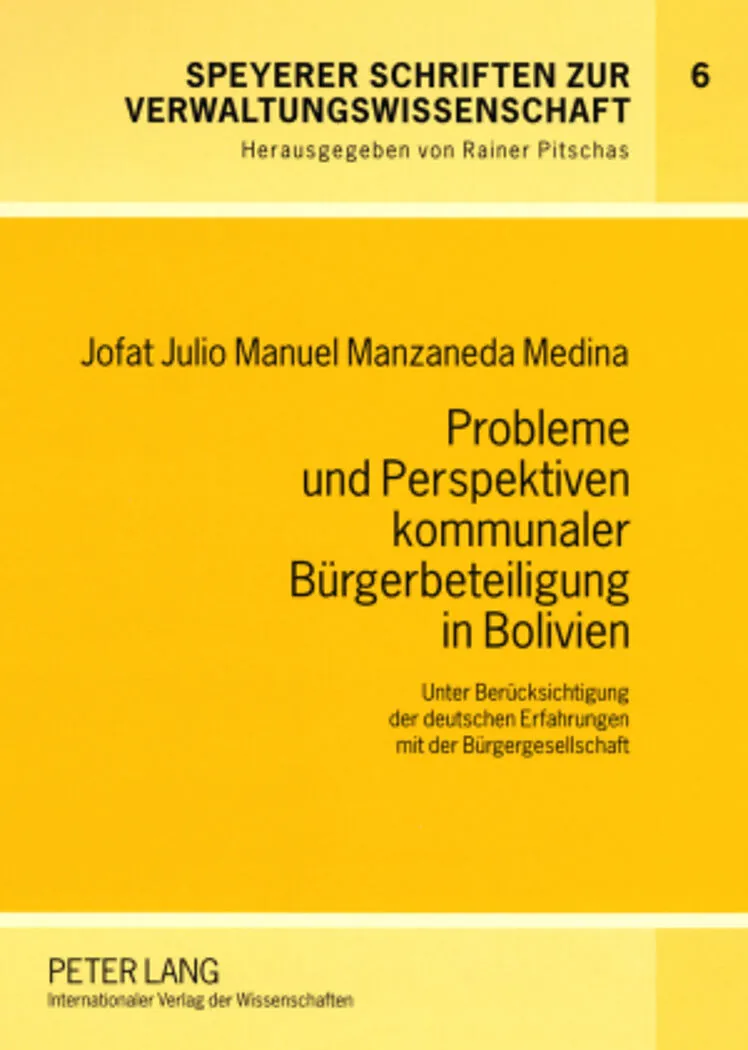 Probleme und Perspektiven kommunaler Buergerbeteiligung in Bolivien