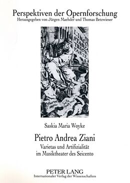 Kartonierter Einband Pietro Andrea Ziani von Saskia Maria Woyke