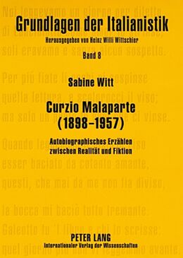 Kartonierter Einband Curzio Malaparte (1898-1957) von Sabine Witt