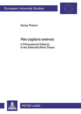 Kartonierter Einband «Res cogitans extensa» von Georg Theiner