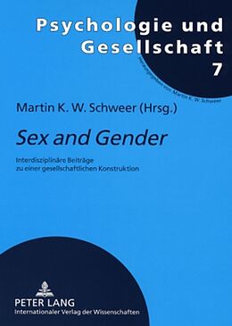 Kartonierter Einband «Sex and Gender» von 