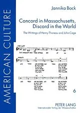 Kartonierter Einband Concord in Massachusetts, Discord in the World von Jannika Bock