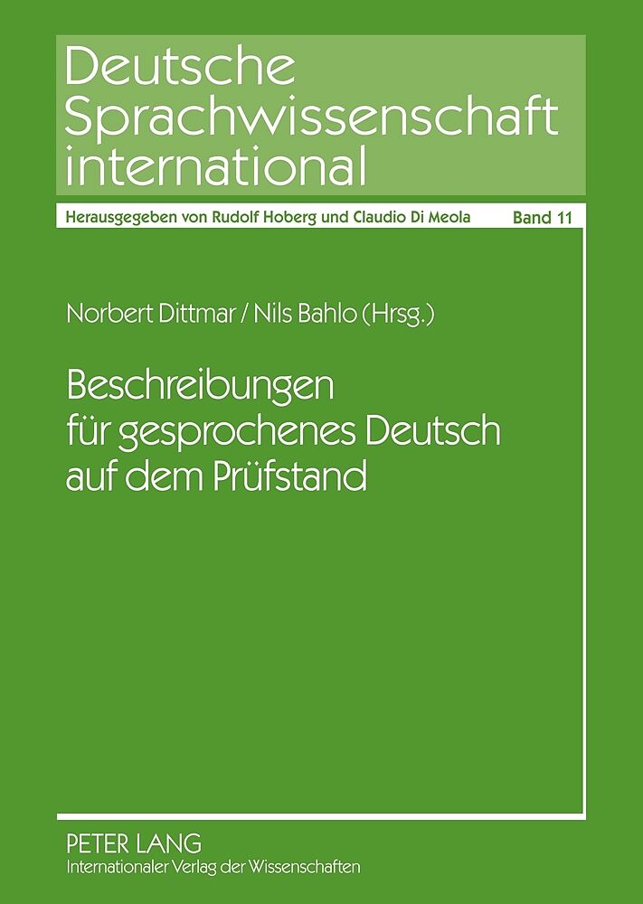 Beschreibungen für gesprochenes Deutsch auf dem Prüfstand