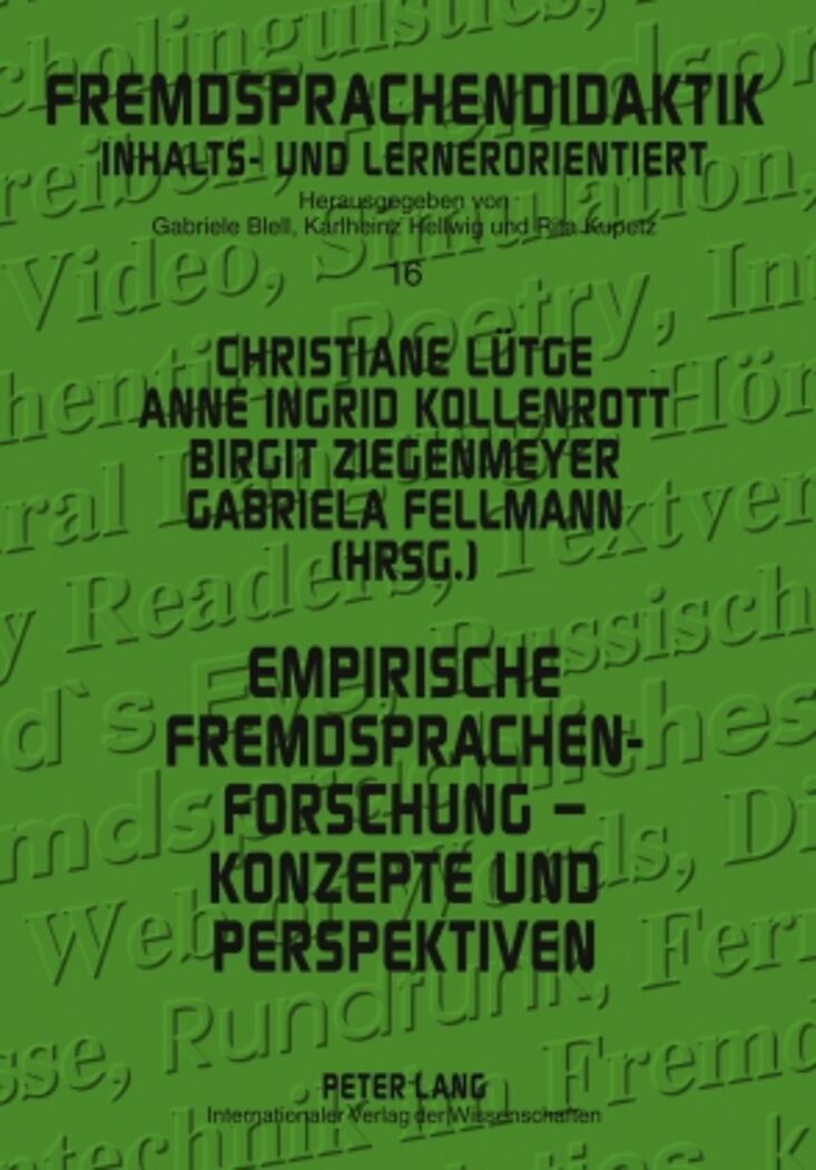 Empirische Fremdsprachenforschung  Konzepte und Perspektiven
