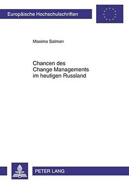 Kartonierter Einband Chancen des Change Managements im heutigen Russland von Olga Maxima Salman