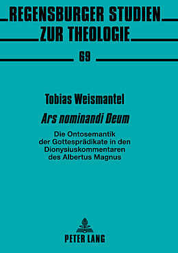 Fester Einband «Ars nominandi Deum» von Tobias Weismantel