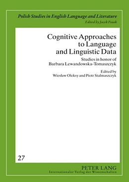 Fester Einband Cognitive Approaches to Language and Linguistic Data von 