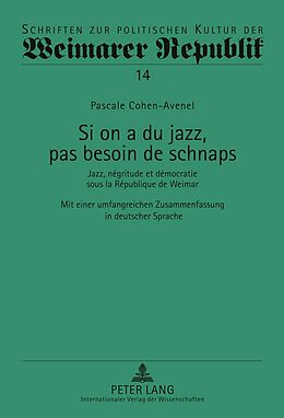 Fester Einband Si on a du jazz, pas besoin de schnaps von Pascale Cohen-Avenel