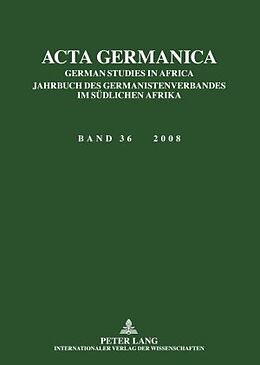 Kartonierter Einband Acta Germanica von 