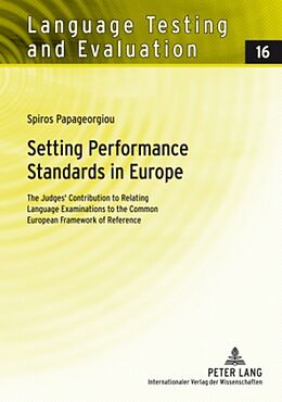 Fester Einband Setting Performance Standards in Europe von Spiros Papageorgiou