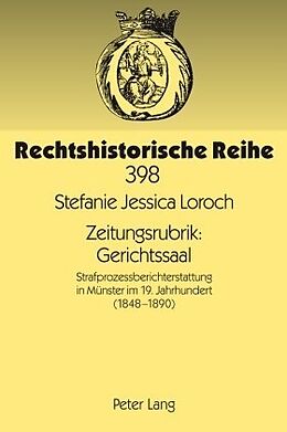 Fester Einband Zeitungsrubrik: Gerichtssaal von Stefanie Loroch