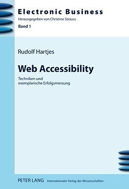 Fester Einband Web Accessibility von Rudolf Hartjes