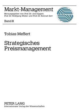 Fester Einband Strategisches Preismanagement von Tobias Meffert