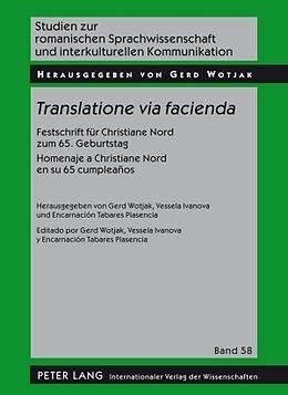 Fester Einband Translatione via facienda von 