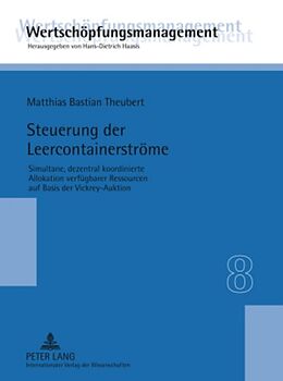 Fester Einband Steuerung der Leercontainerströme von Matthias Theubert
