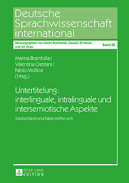 Fester Einband Untertitelung: interlinguale, intralinguale und intersemiotische Aspekte von 